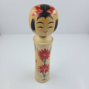 Traditional Japanese kokeshi doll, kokeshi doll, set kokeshi doll, kokeshi vinta